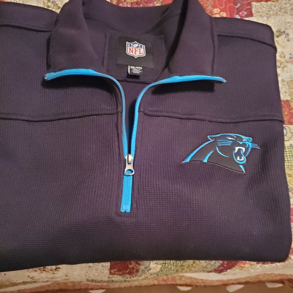 NFL Brand Men's Carolina Panther Mesh Jacket